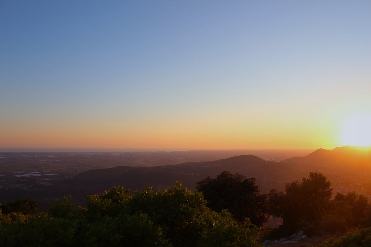 Tramonto sulle Colline Pontine